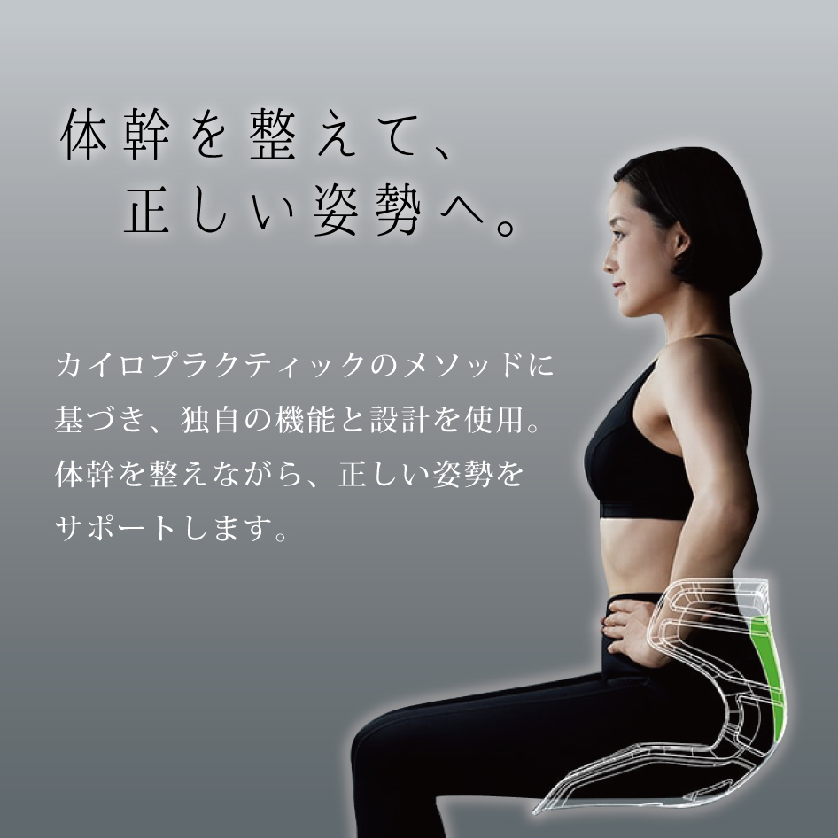 姿勢ケアシート Style Athlete2 スタイル MTG アスリートツー 骨盤矯正 腰痛 オフィス 姿勢改善 ボディメイク 関連画像1