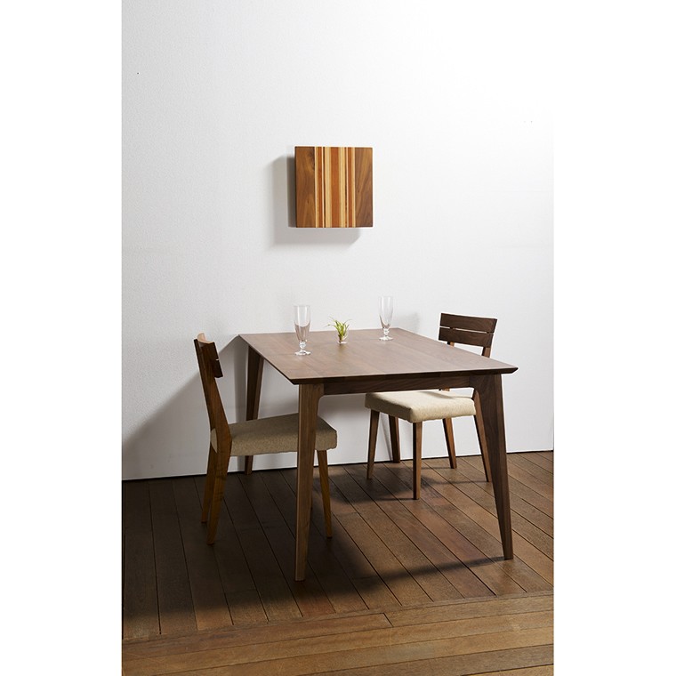 ダイニングテーブル ウォールナット 無垢材 北欧 送料無料 ワーク