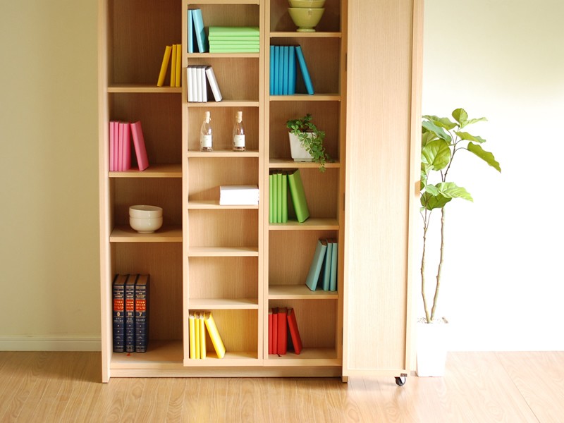 イケア（IKEA） スライド 本棚 国産 vaughn ヴォーン シェルフ90 書棚