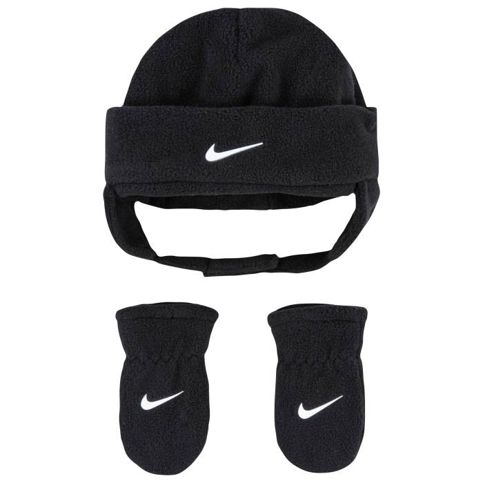 ʥ Nike  Swoosh Fleece Cap Set Boys' Infant  ٥ӡ å ޥ˥ƥ ٥ӡ 塼 ¾٥ӡ
