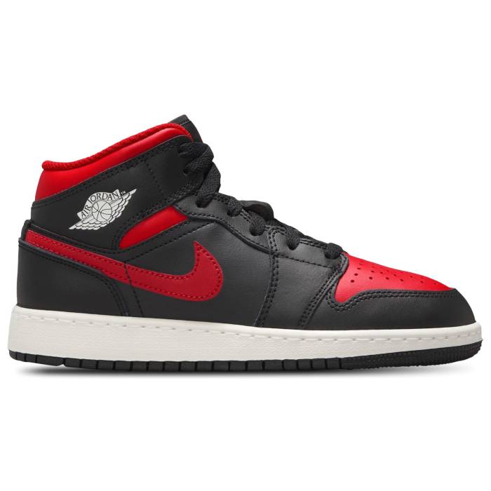 ʥ 硼 Jordan  Aj 1 Mid Boys' Grade School 