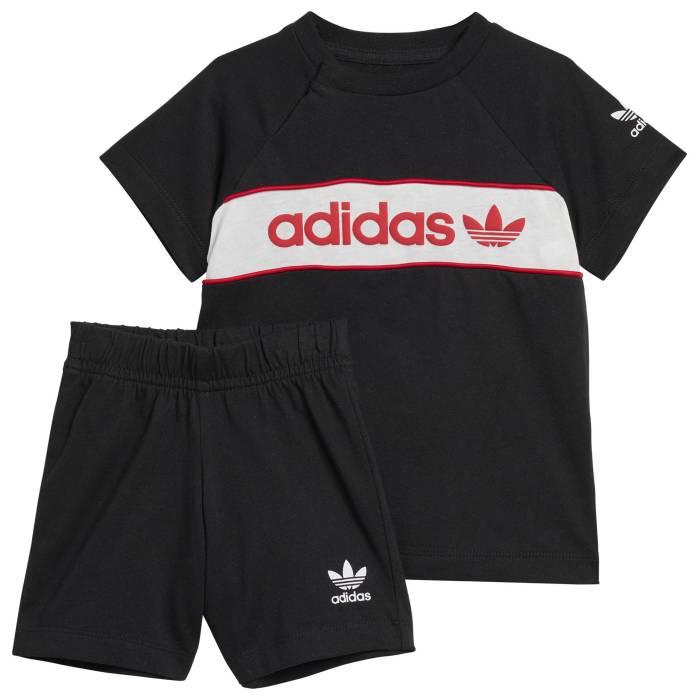 ǥ Adidas Originals  Ny T-Shirt &amp; Shorts Set Boys' Toddler 