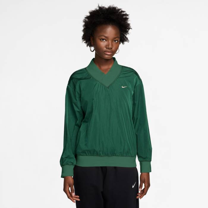 ナイキ Nike 【 Nsw Essential Woven Long Sleeve V-Neck Crew Women's 】 レディース