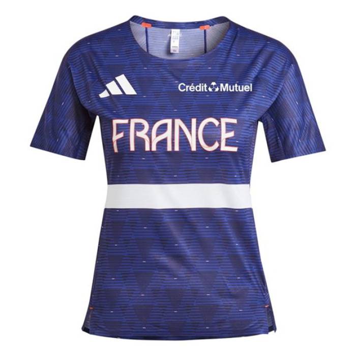 アディダス Adidas 【 Team France Athletisme T-Shirt Womens Women 】 レディース