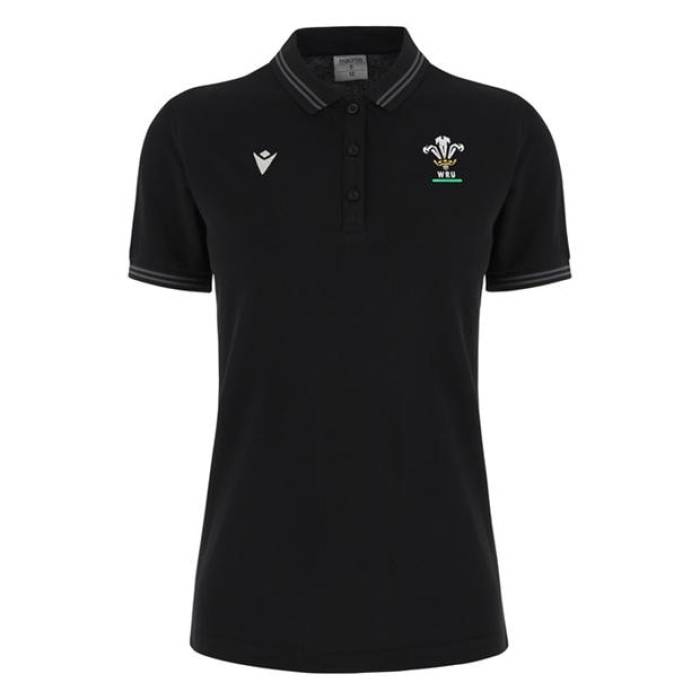 Macron 【 Wales Rugby Union Polo Shirt 2024 Womens Women 】 ファッション レディースファッション トップス ポロシャツ レデ