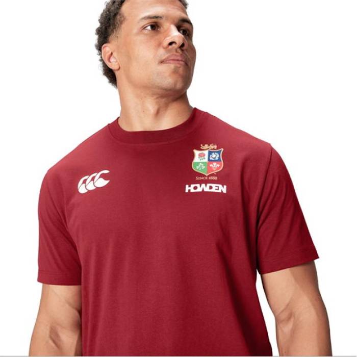 CANTERBURY - カンタベリー製  British &amp; Irish Lions BRITISH & IRISH LIONS CCC SHORT SLEEVE CLASSIC JERSEY RED