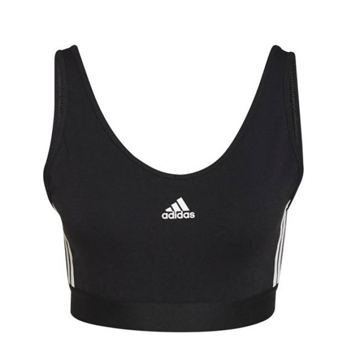 アディダス Adidas 【 3-Stripes Crop Top With Removable Pads Women 】 レディース