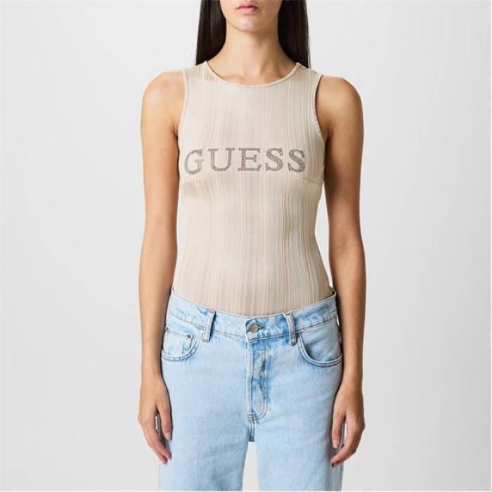 ゲス Guess 【 Cristina Top Women 】 ファッション レディースファッション トップス タンクトップ レディース