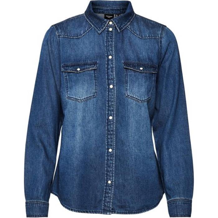 ヴェロモーダ Vero Moda 【 Maria Long Sleeve Shirt Women 】 レディース