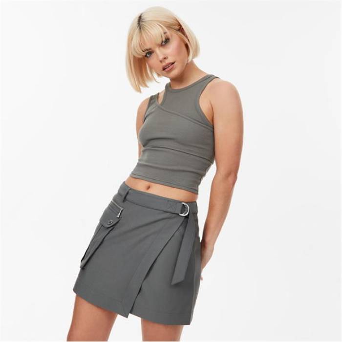 ジャック ウィルス Jack Wills 【 Asymmetric Layered Tank Women 】 レディース