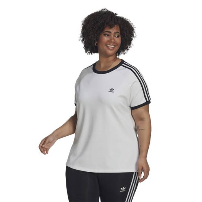 アディダス Adidas Originals 【 Slim 3-Stripe T-Shirt Women 】 レディース