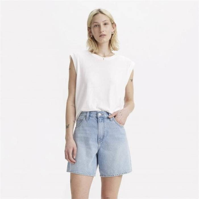 リーバイス Levis 【 Boxy Tank White + Slub Women 】 ファッション レディースファッション トップス タンクトップ レデ