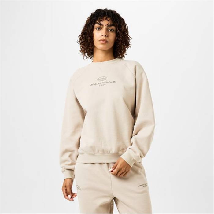 ジャック ウィルス Jack Wills 【 Oversized Graphic Crew Women 】 レディース