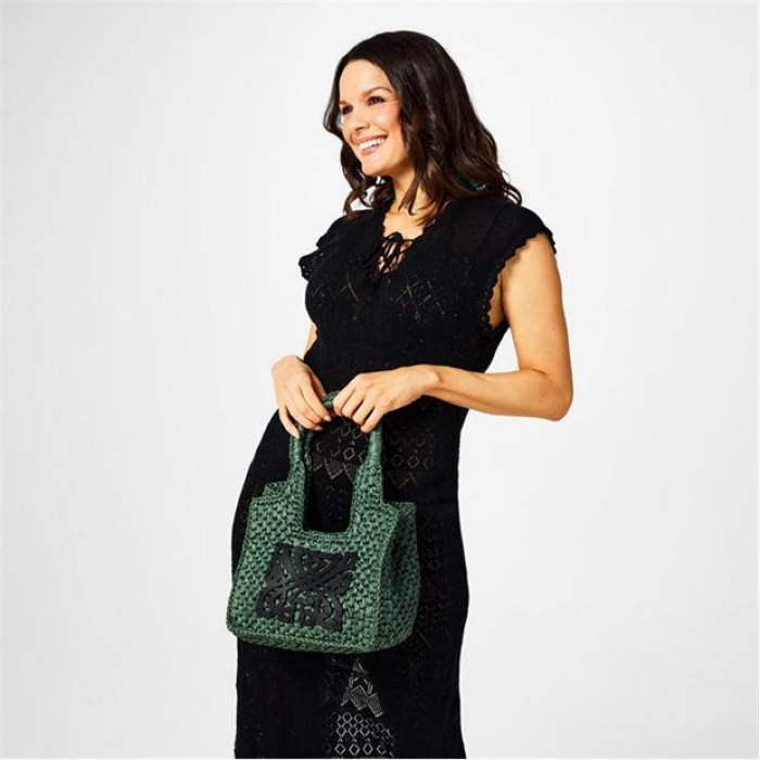 Biba  Logo Mini Tote Bag Women  եå ǥեå Хå ¾Хå ǥ