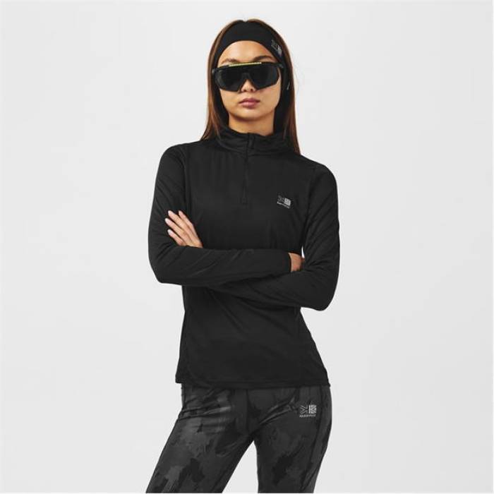 Karrimor 【 Longsleeve Quarter Zip Top Ladies Women 】 ファッション レディースファッション トップス Tシャツ カットソー