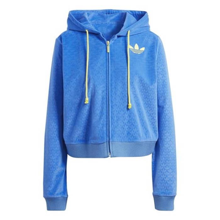 アディダス Adidas Originals 【 Adicolour 70S Velour Zip Hoodie Women 】 レディース