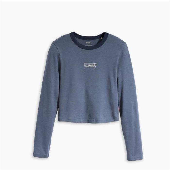 リーバイス Levis 【 Graphic Ls Ringer Mini Chrome Women 】 レディース