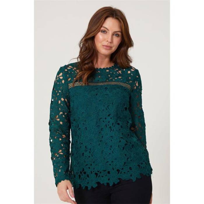 Be You 【 Long Sleeve Lace Top Women 】 ファッション レディースファッション トップス Tシャツ カットソー レディース
