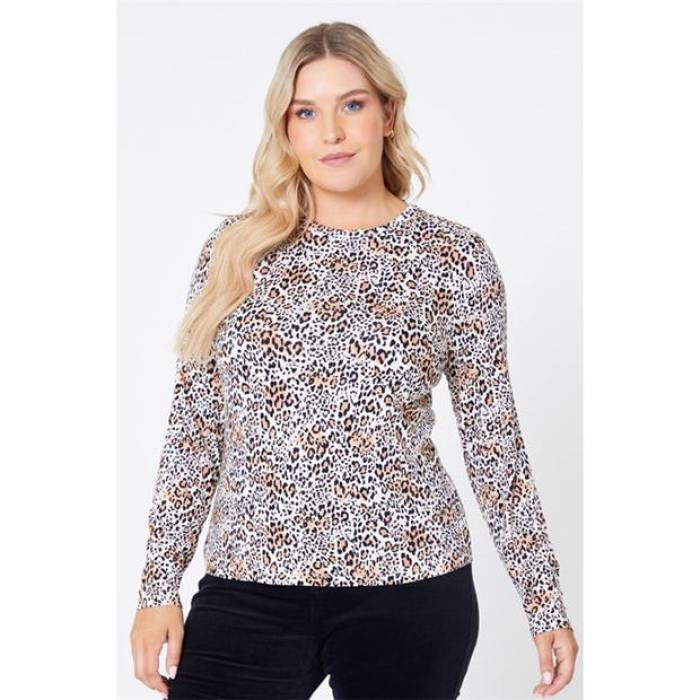 Be You 【 Long Sleeve Animal Top Women 】 ファッション レディースファッション トップス Tシャツ カットソー レディー