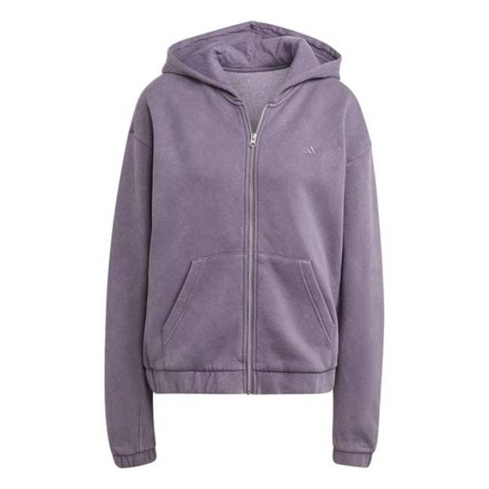 アディダス Adidas 【 All Szn Washed Full Zip Hoodie Womens Women 】 レディース