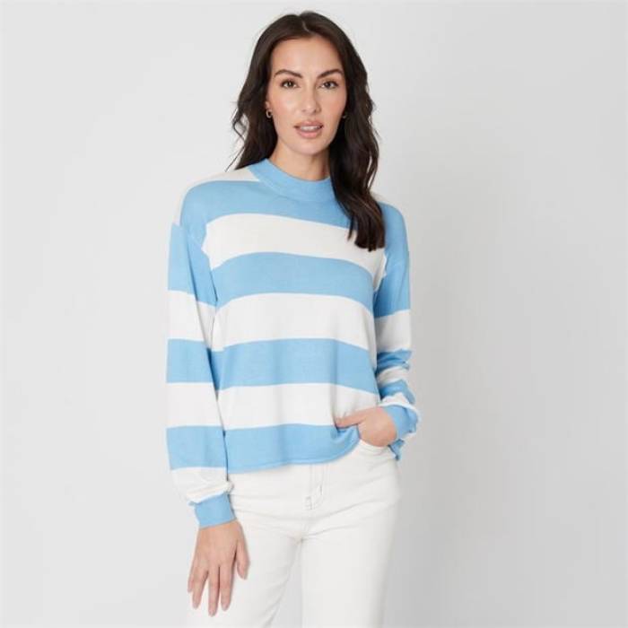 Be You 【 Stripe Jumper Women 】 ファッション レディースファッション トップス ニット セーター レディース