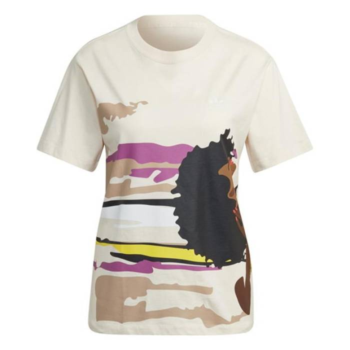 アディダス Adidas Originals 【 X Thebe Magugu Regular T-Shirt Womens Women 】 レディース