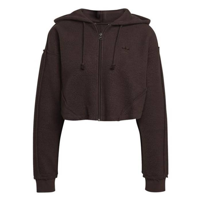アディダス Adidas Originals 【 Crop Full-Zip Hoodie Womens Women 】 レディース