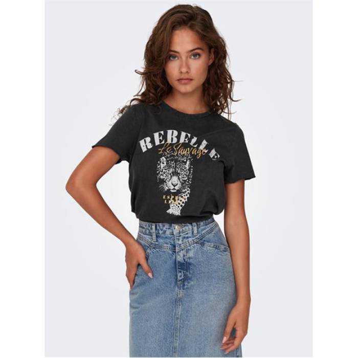 オンリー Only 【 Lucy Short Sleeve Graphic T-Shirt Women 】 レディース