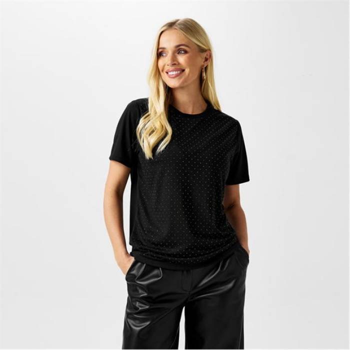 Biba 【 Diamante T-Shirt Women 】 ファッション レディースファッション トップス Tシャツ カットソー レディース