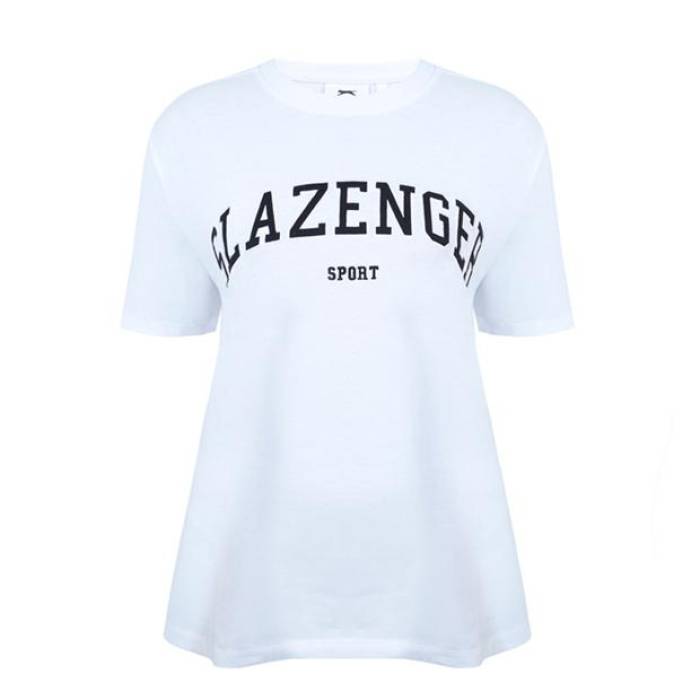 Slazenger 【 Large Logo Tee Women 】 ファッション レディースファッション トップス Tシャツ カットソー レディース