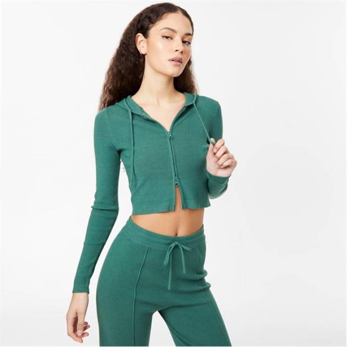 ジャック ウィルス Jack Wills 【 Knitted Zip Hoodie Women 】 ファッション レディースファッション トップス パーカー