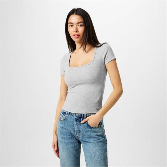 ジャック ウィルス Jack Wills 【 Neck Short Sleeve T-Shirt Women 】 レディース