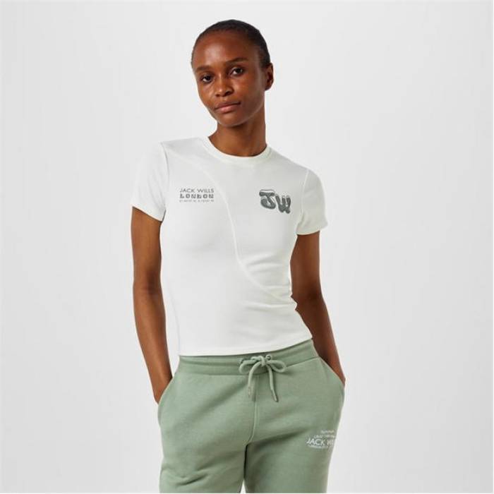 ジャック ウィルス Jack Wills 【 Splice T-Shirt Women 】 レディース