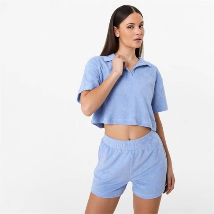 ジャック ウィルス Jack Wills 【 Towelling Collar Top Womens Women 】 レディース