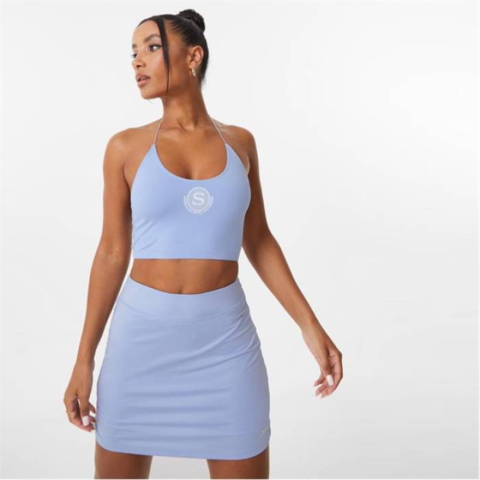 Slazenger 【 Sofia Richie Halter Crop Top Women 】 ファッション レディースファッション トップス ベスト ジレ レディー