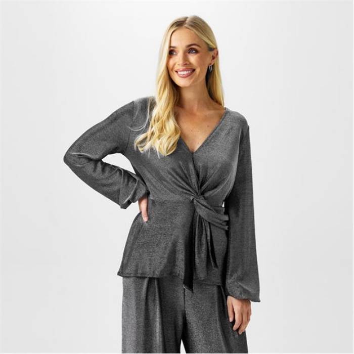 Biba 【 llic Blouse Women 】 ファッション レディースファッション トップス シャツ ブラウス レディース