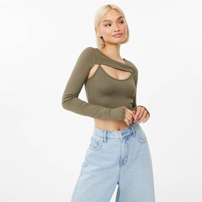 ジャック ウィルス Jack Wills 【 Tech Cut-Out Top Women 】 レディース
