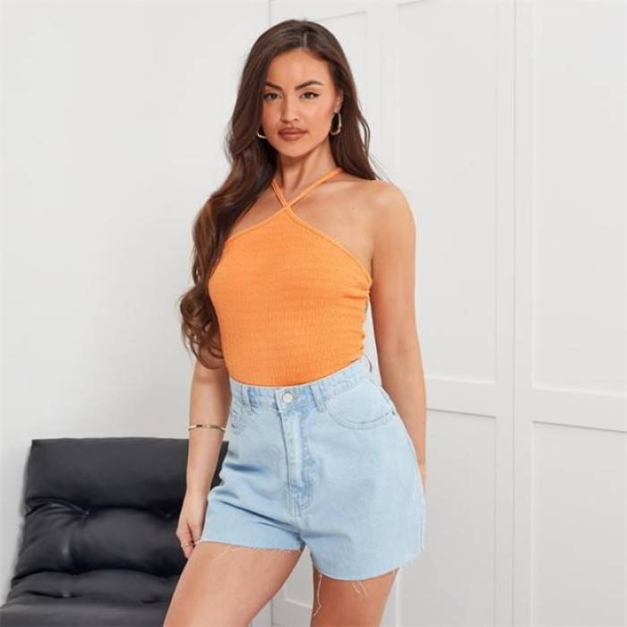 I Saw It First 【 Textured High Apex Bodysuit Women 】 ファッション レディースファッション トップス その他トップス レ