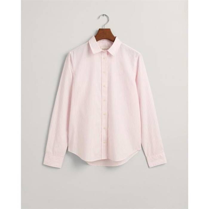 ガント Gant 【 Poplin Striped Shirt Women 】 ファッション レディースファッション トップス その他トップス レディー