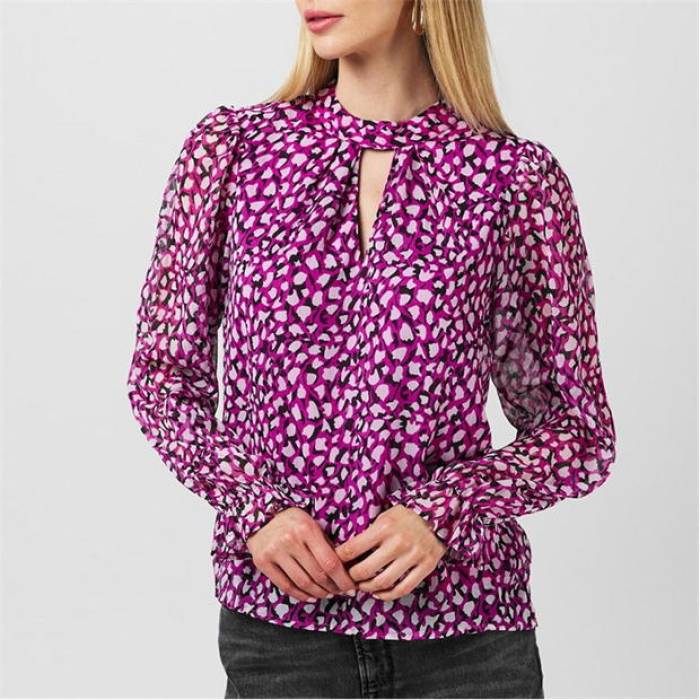 ヴィラ Vila 【 Falia Long Sleeve Blouse Women 】 ファッション レディースファッション トップス シャツ ブラウス レデ