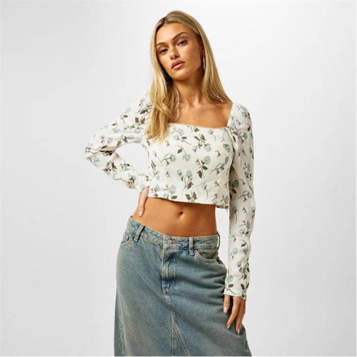 ジャック ウィルス Jack Wills 【 Long Sleeve Fitted Blouse Women 】 レディース