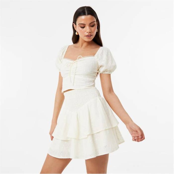 ジャック ウィルス Jack Wills 【 Broderie Prairie Top Women 】 レディース