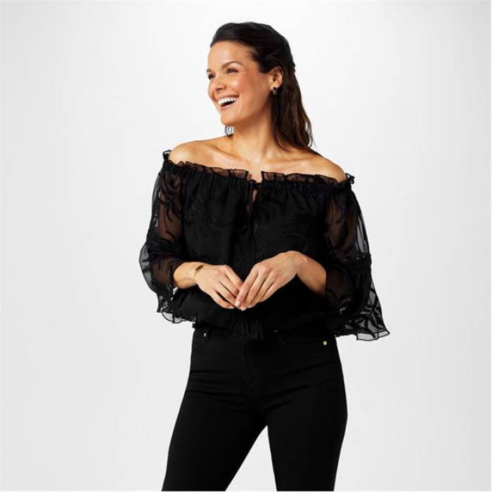 Biba 【 Bardot Top Women 】 ファッション レディースファッション トップス シャツ ブラウス レディース
