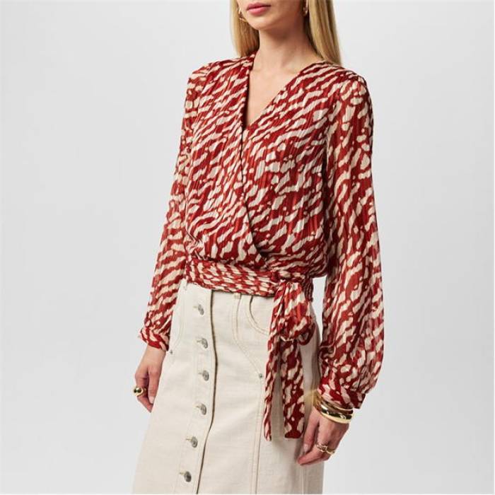 ヴェロモーダ Vero Moda 【 Rie Wrap Blouse Women 】 ファッション レディースファッション トップス シャツ ブラウス