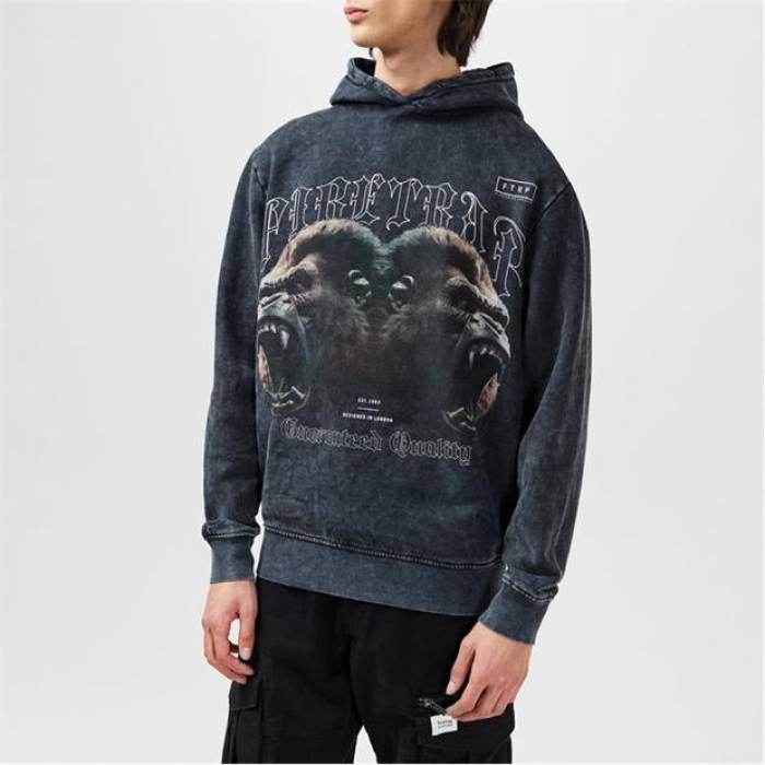美品】パームエンジェルス☆背面 ビッグロゴ QRタグ ブラック T