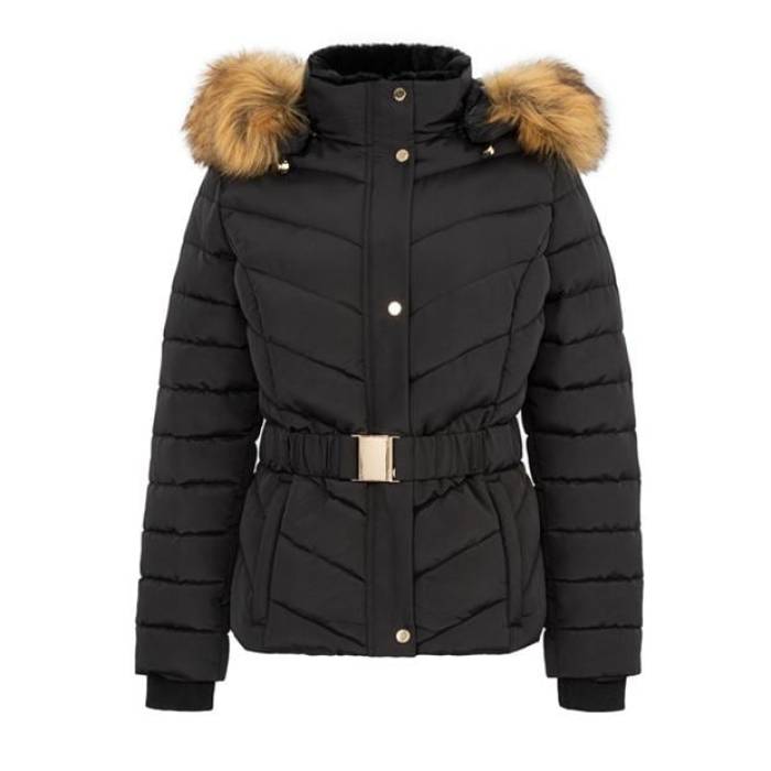 Firetrap 【 Belt Bubble Jacket Womens Women 】 レディース
