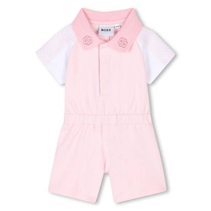 ܥ Boss  Logo Playsuit Babies Kids  ٥ӡ å ޥ˥ƥ ٥ӡ 塼 ¾٥ӡ ˥ 