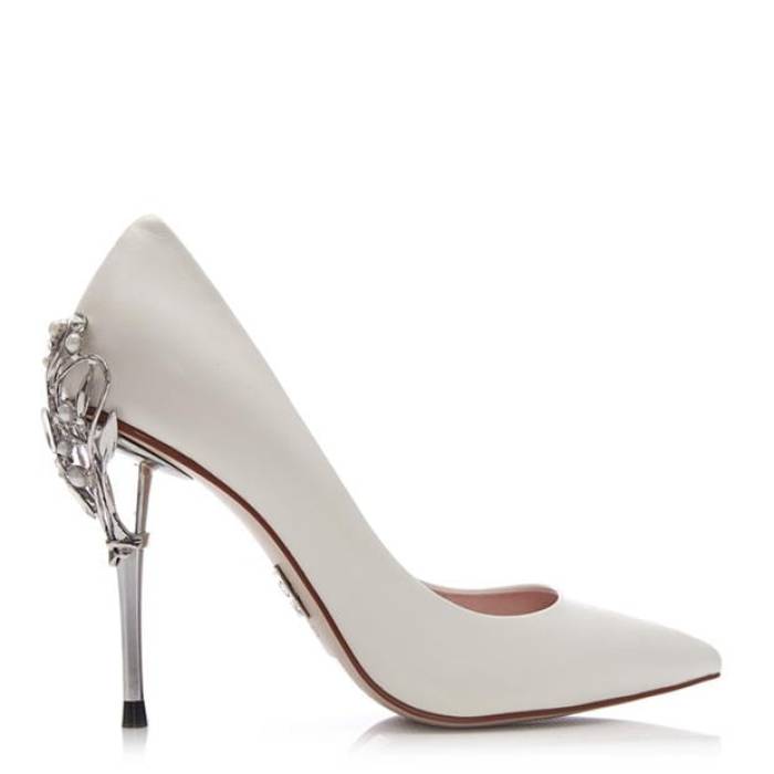 Moda In Pelle  Ilari Ivory Leather Pumps Women  եå ǥեå 塼 ¾塼 