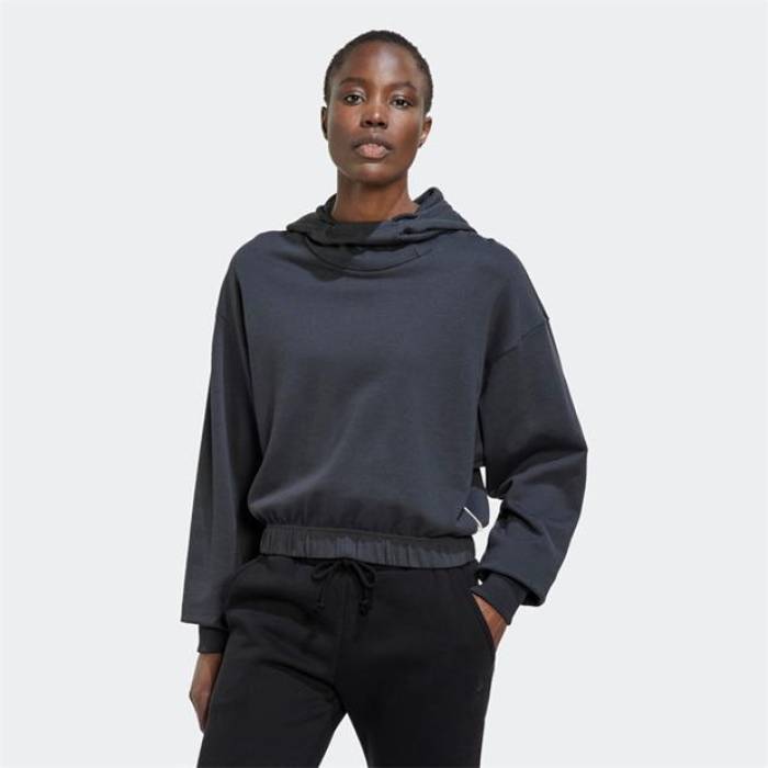 美品 23AW PATOU パトゥ メダイヨンロゴ クロップド プルオーバーパーカー サイズS ボルドー レディース 古着 中古 PATOU - 美品 23AW PATOU パトゥ メダイヨンロゴ クロップド