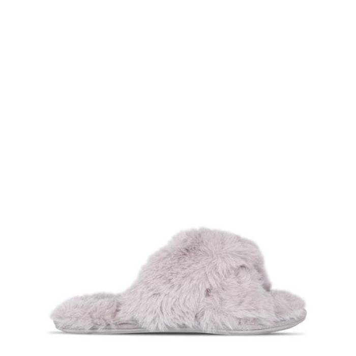 å 륹 Jack Wills  Fluffy Cross Strap Slippers Women  ǥ